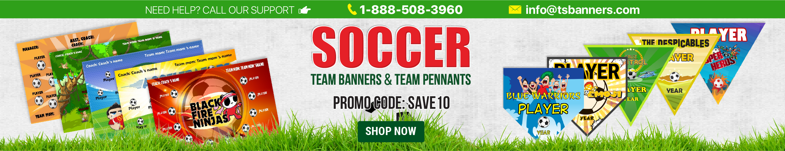 Soccer Team Banners, Ayso Banners, Soccer Pennants Online 89.99